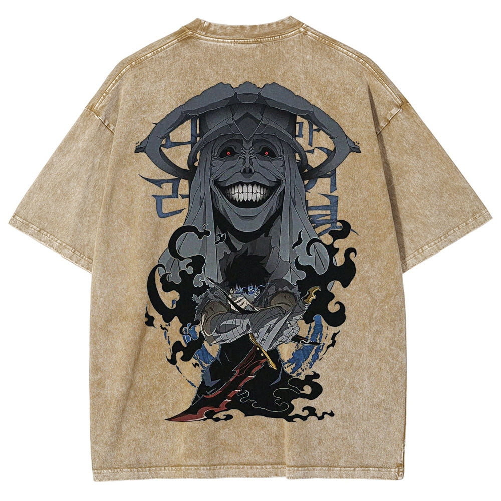 solo leveling Camiseta Unisex Lavada 2502004266