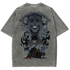 solo leveling Unisex Fit Washed T-Shirt 2502004266