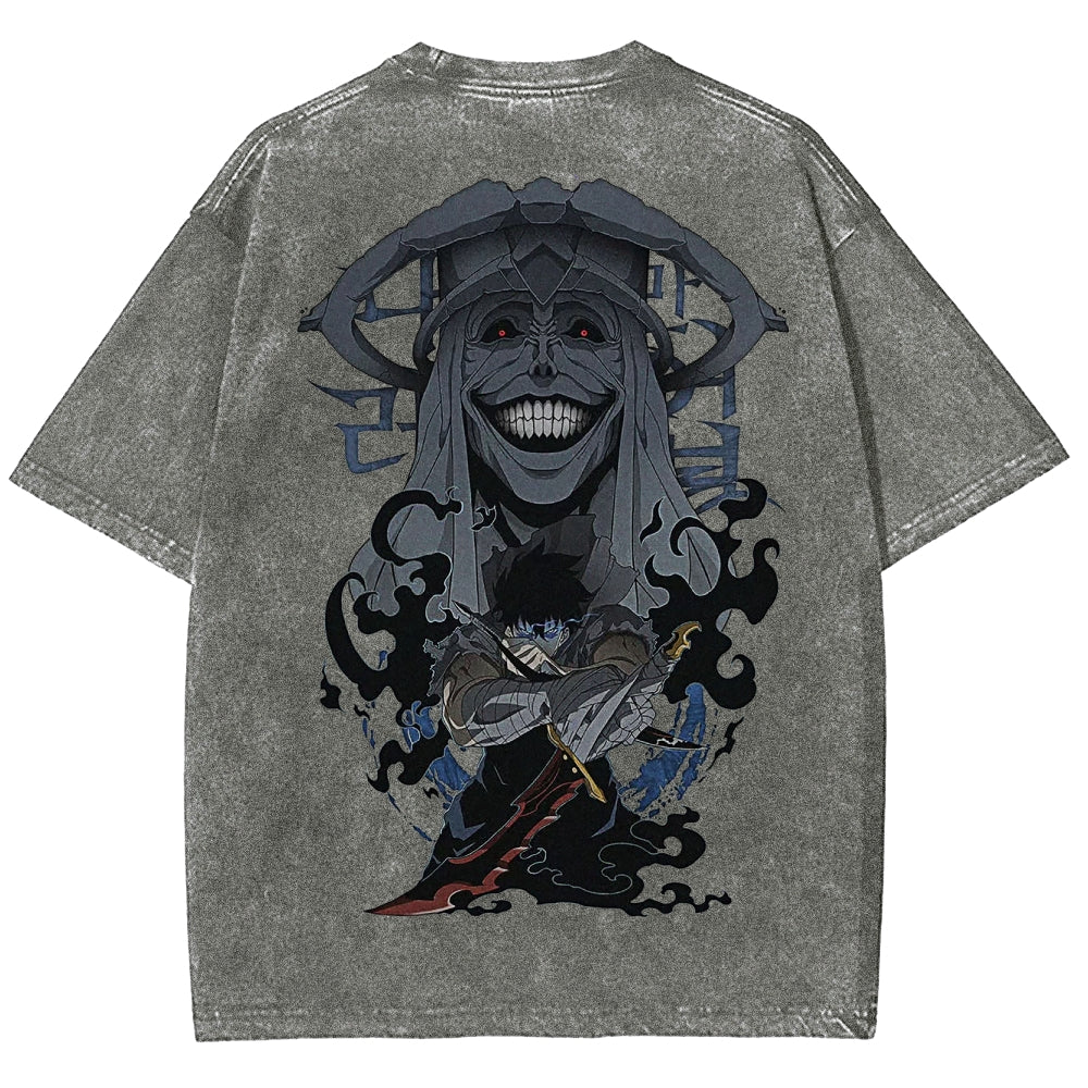 solo leveling Camiseta Unisex Lavada 2502004266
