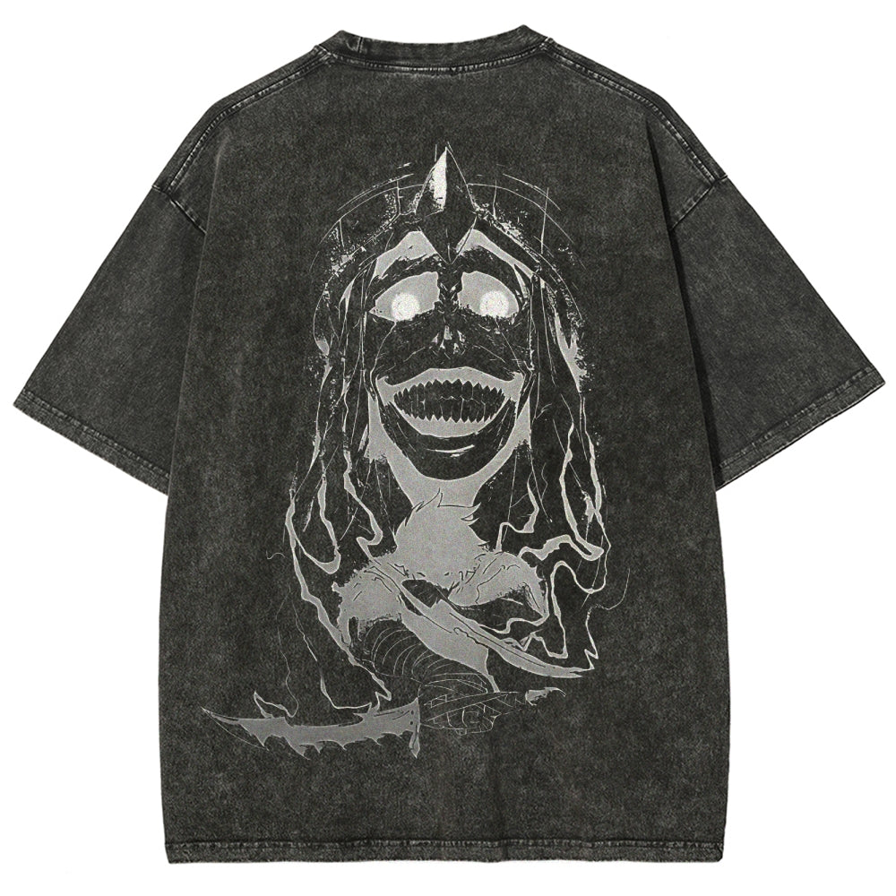 camiseta lavada unisex solo leveling 2502004303