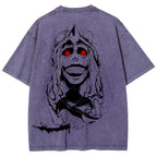 camiseta lavada unisex solo leveling 2502004303