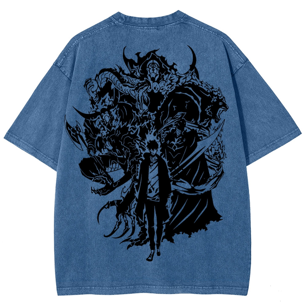 solo levelingUnisex Fit Washed T-Shirt 2502004720