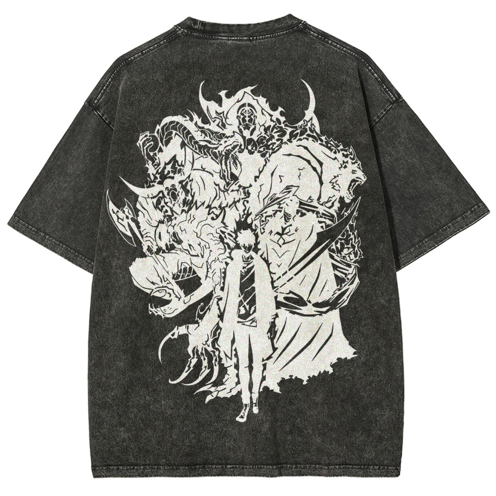 solo levelingUnisex Fit Washed T-Shirt 2502004720