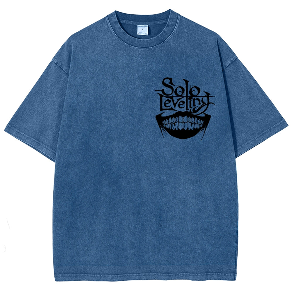 solo levelingCamiseta unisex lavada 2502004724