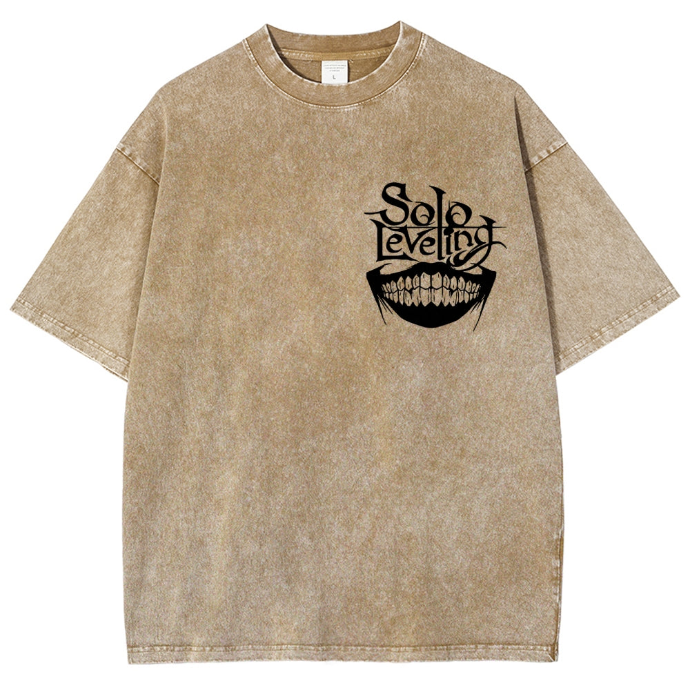 solo levelingCamiseta unisex lavada 2502004724