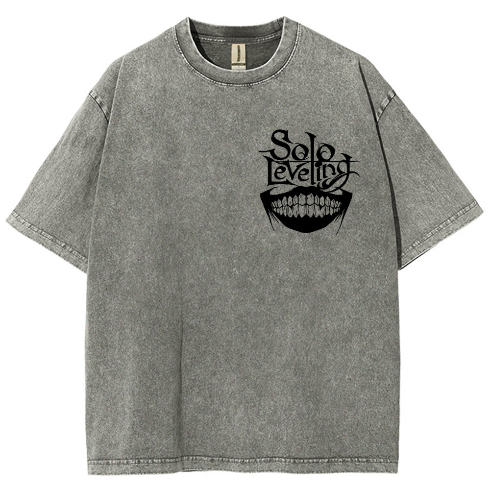 solo levelingCamiseta unisex lavada 2502004724