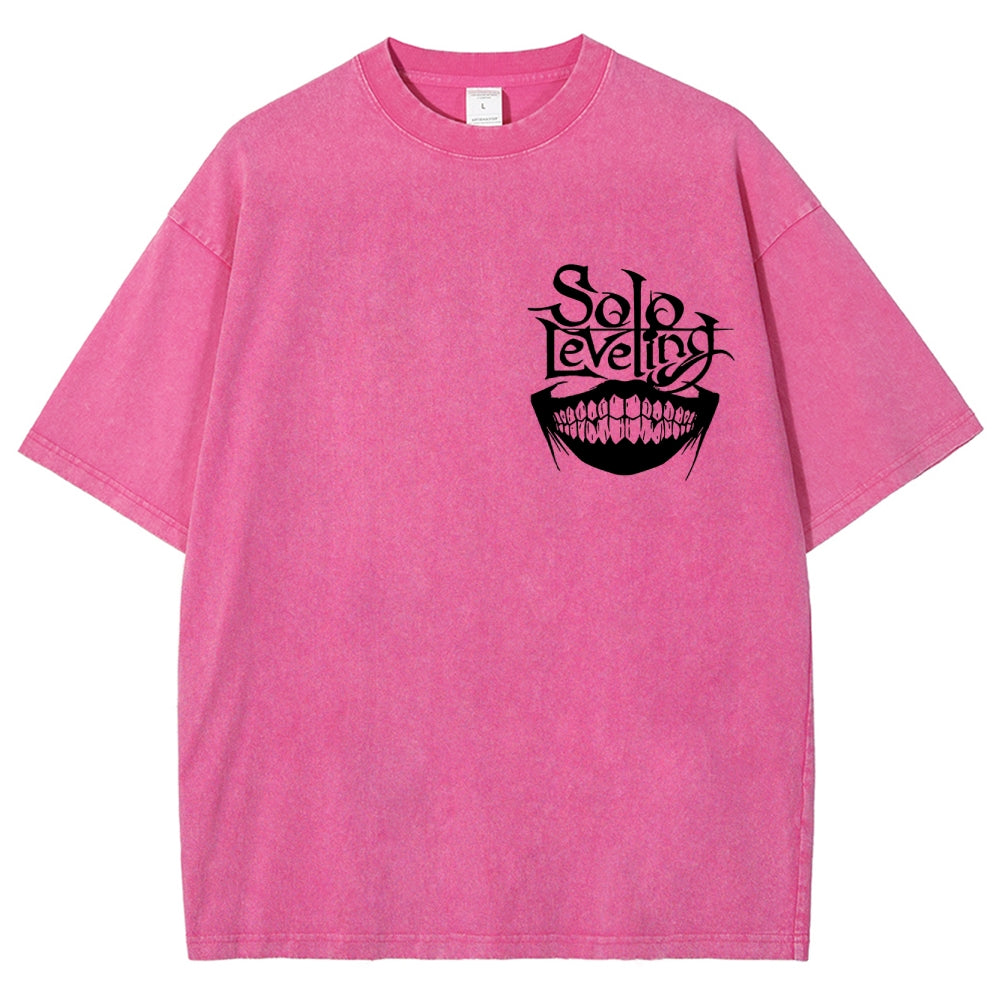 solo levelingCamiseta unisex lavada 2502004724