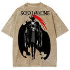 solo leveling Unisex Fit Washed T-Shirt 2502007458