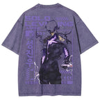 solo leveling Unisex Fit Washed T-Shirt 2502007460