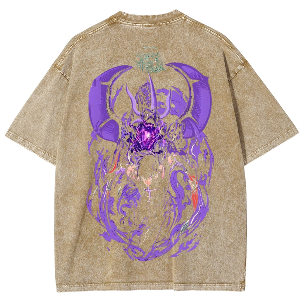 solo leveling Camiseta Unisex Lavada 2502007467