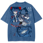 solo leveling Unisex Fit Washed T-Shirt 2502007472