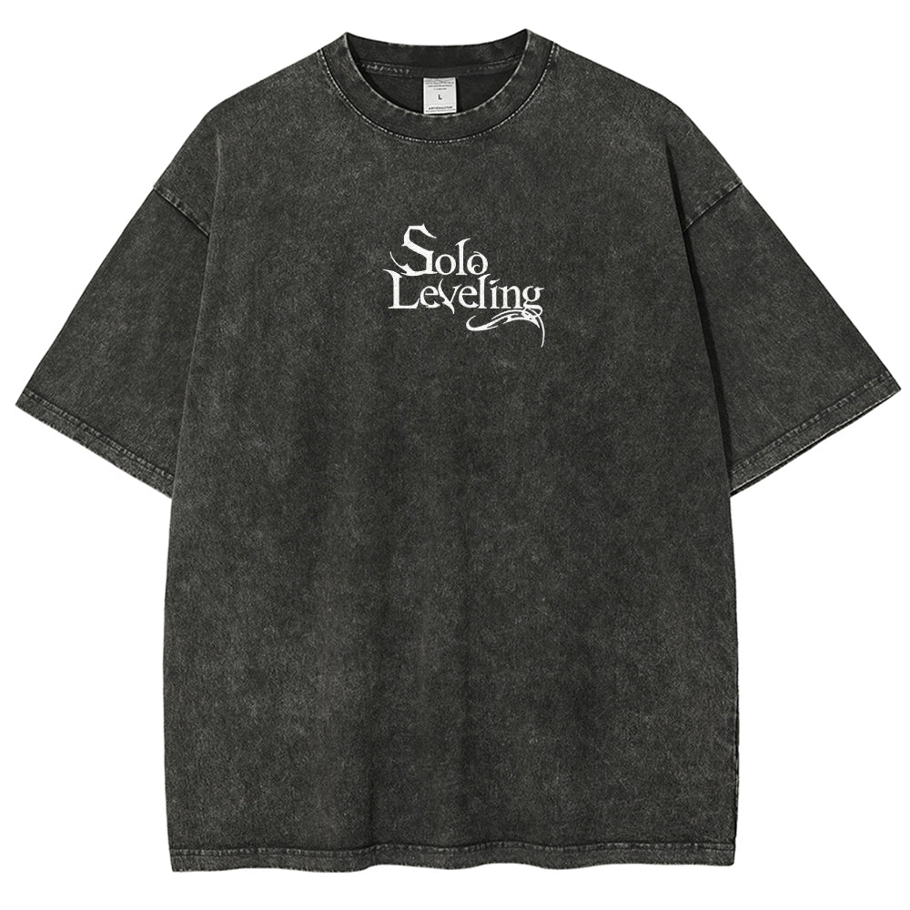 solo leveling Unisex Fit Washed T-Shirt 2502007479