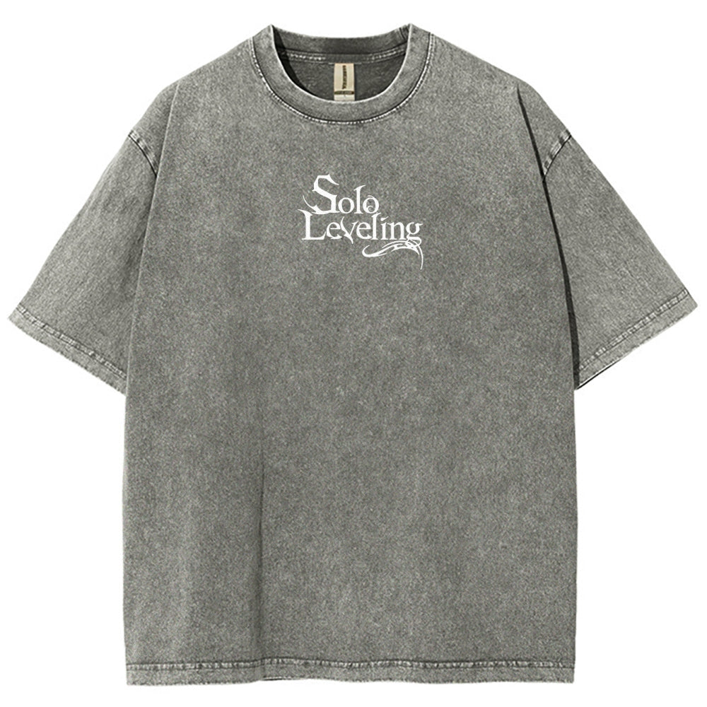 solo leveling Unisex Fit Washed T-Shirt 2502007479