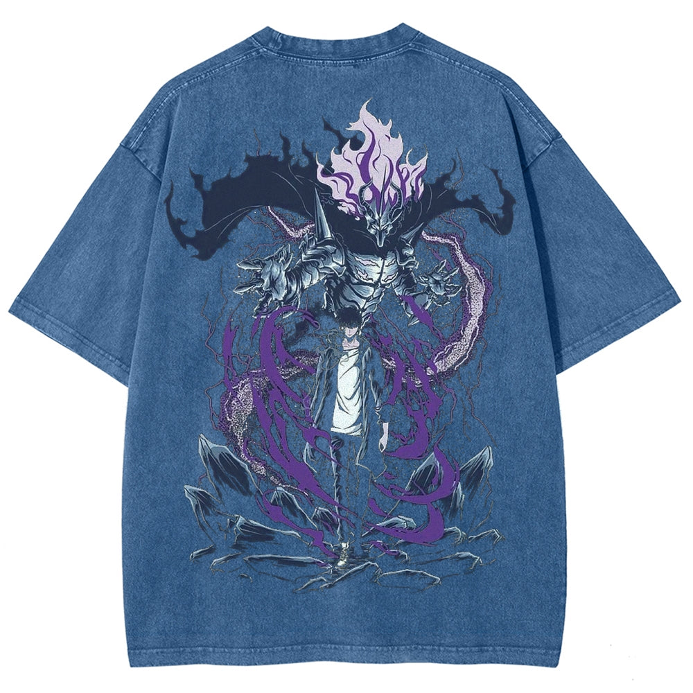 solo leveling Camiseta Unisex Lavada 2502007484