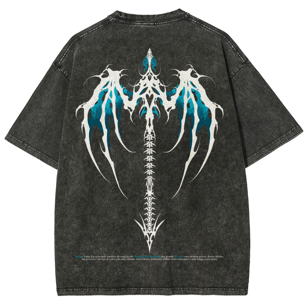 T-shirt délavé coupe unisexe Solo Leveling 2502007490