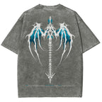 T-shirt délavé coupe unisexe Solo Leveling 2502007490