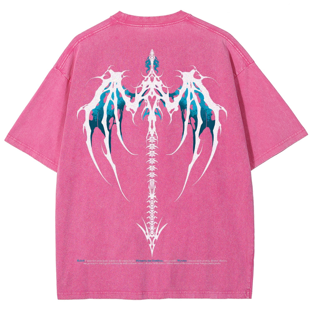 T-shirt délavé coupe unisexe Solo Leveling 2502007490