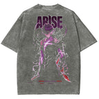 solo leveling Unisex Fit Washed T-Shirt 2502007499