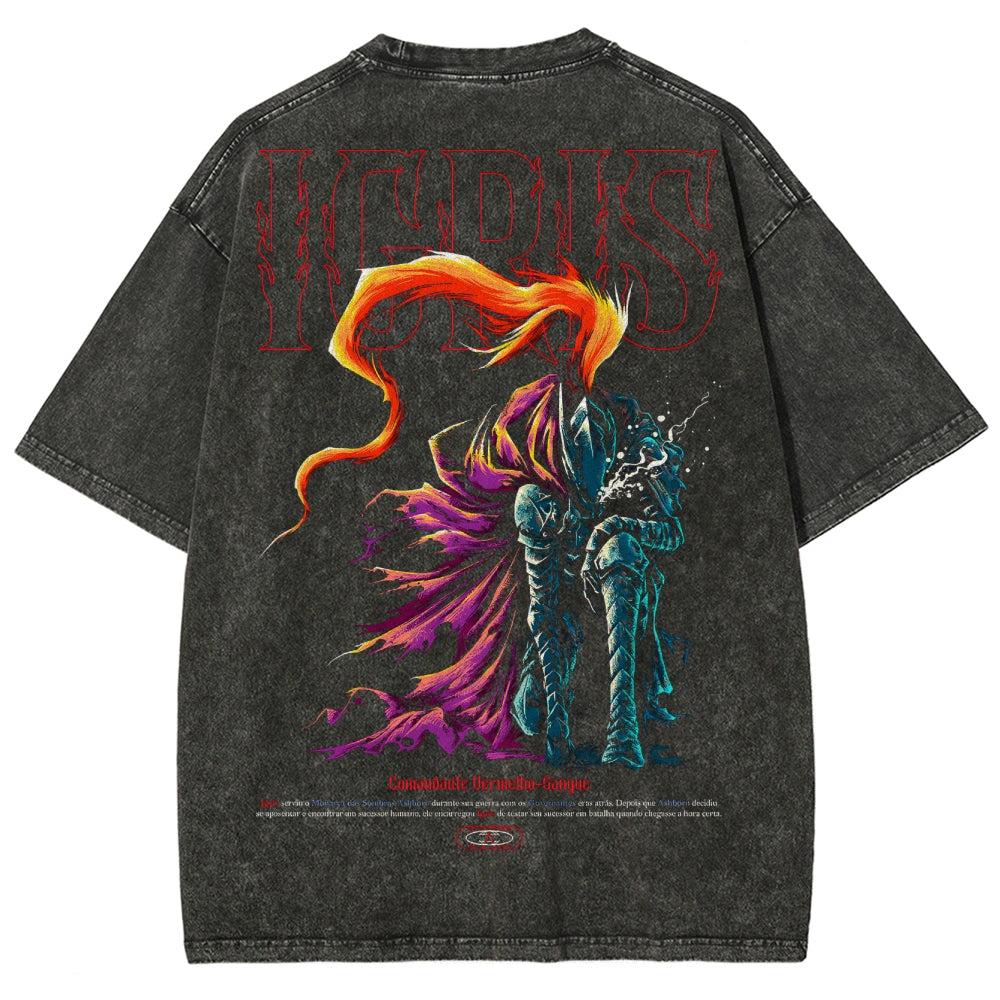 solo leveling Unisex Fit Washed T-Shirt 2502007508