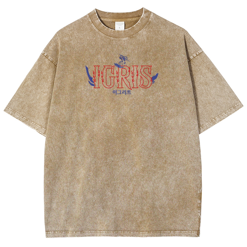 solo leveling Unisex Fit Washed T-Shirt 2502007508