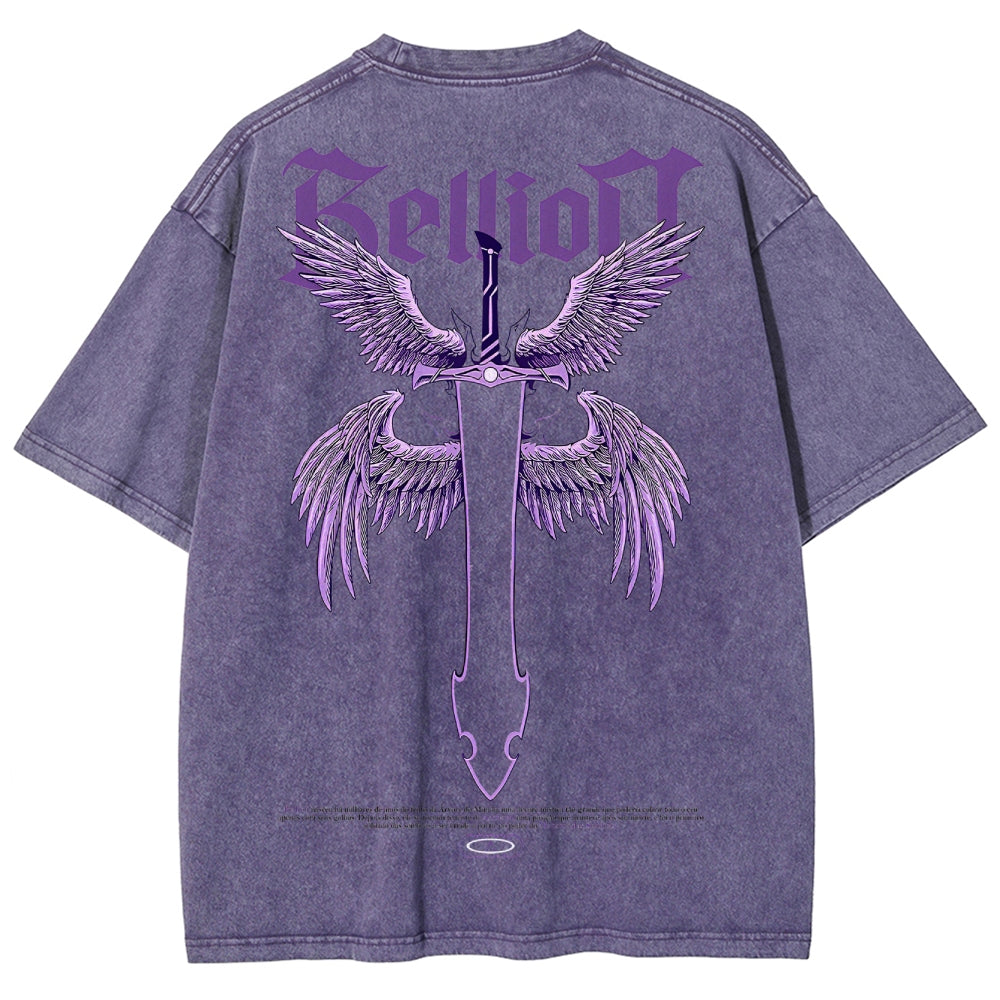 solo leveling Unisex Fit Washed T-Shirt 2502007529