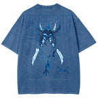 T-shirt délavé unisexe Solo Leveling 2502007532