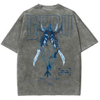 T-shirt délavé unisexe Solo Leveling 2502007532