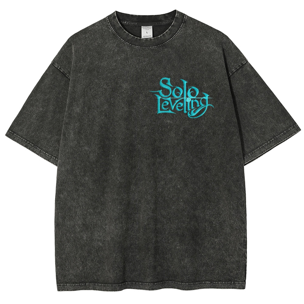 solo leveling Camiseta Unisex Lavada 2502007534