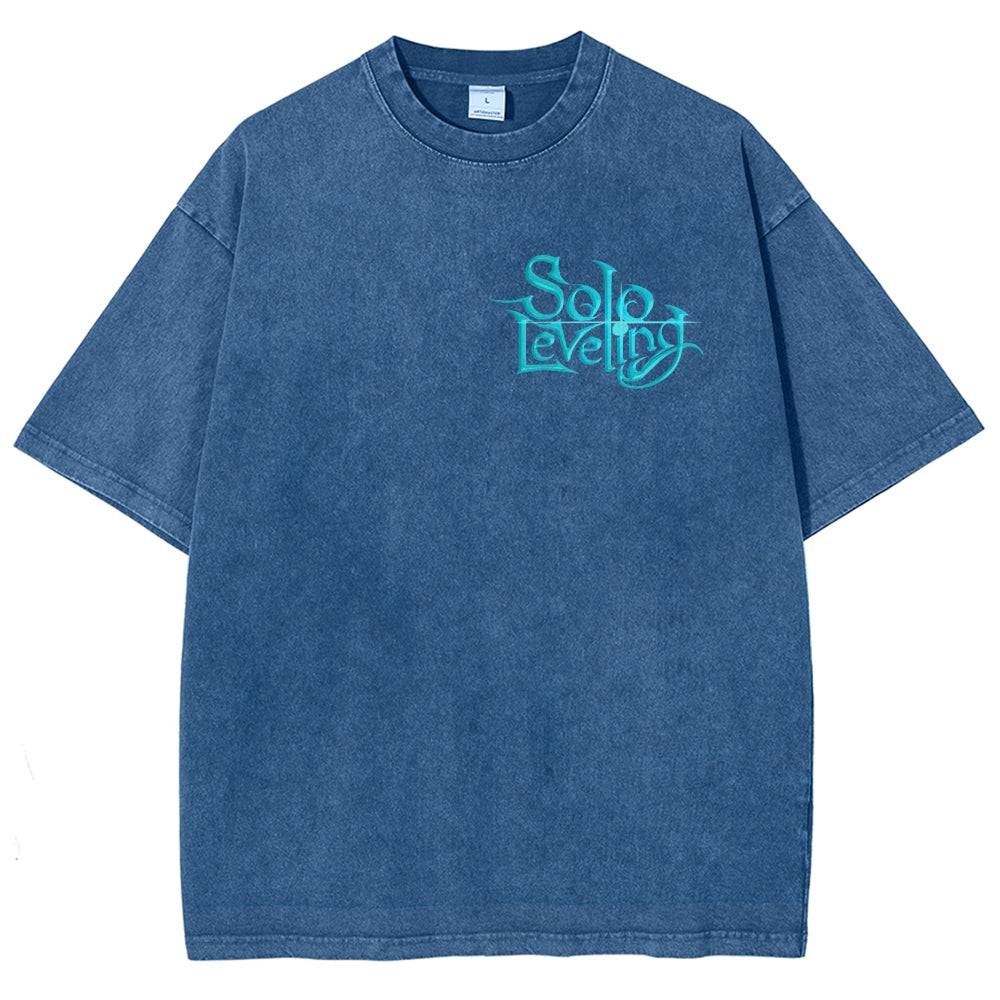 solo leveling Camiseta Unisex Lavada 2502007534
