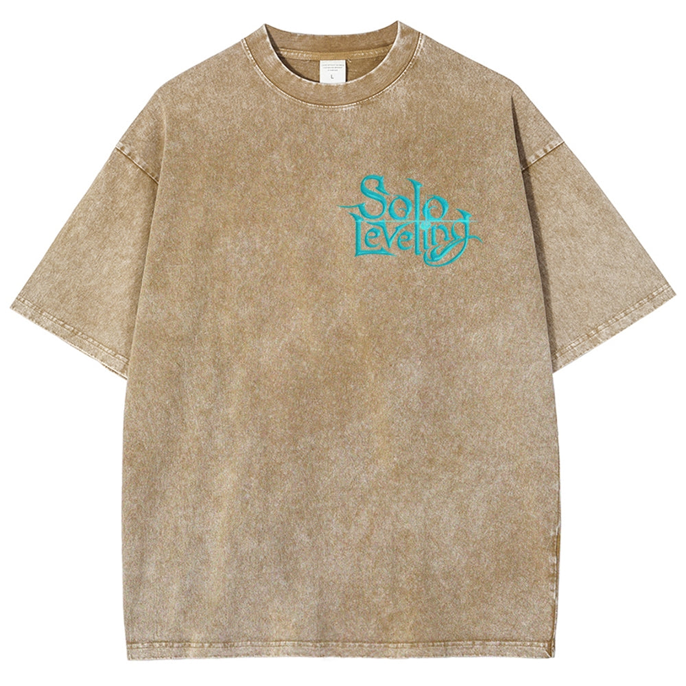 solo leveling Camiseta Unisex Lavada 2502007534