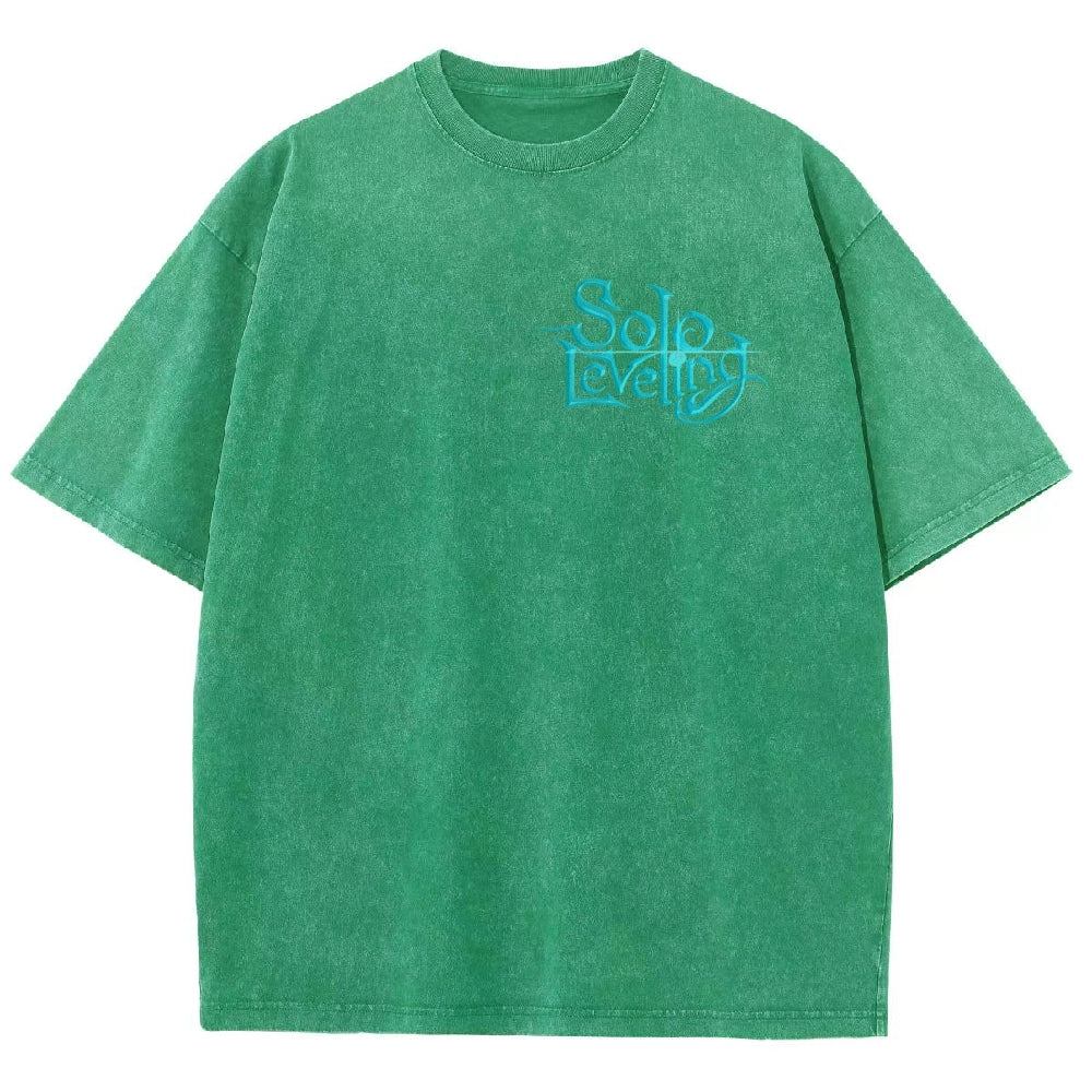 solo leveling Camiseta Unisex Lavada 2502007534