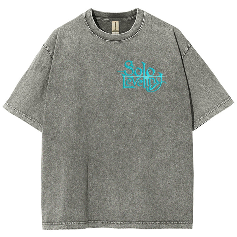 solo leveling Camiseta Unisex Lavada 2502007534