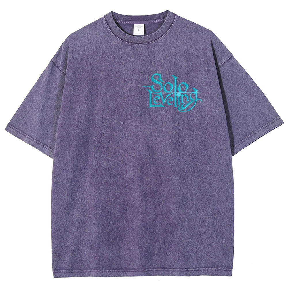 solo leveling Camiseta Unisex Lavada 2502007534
