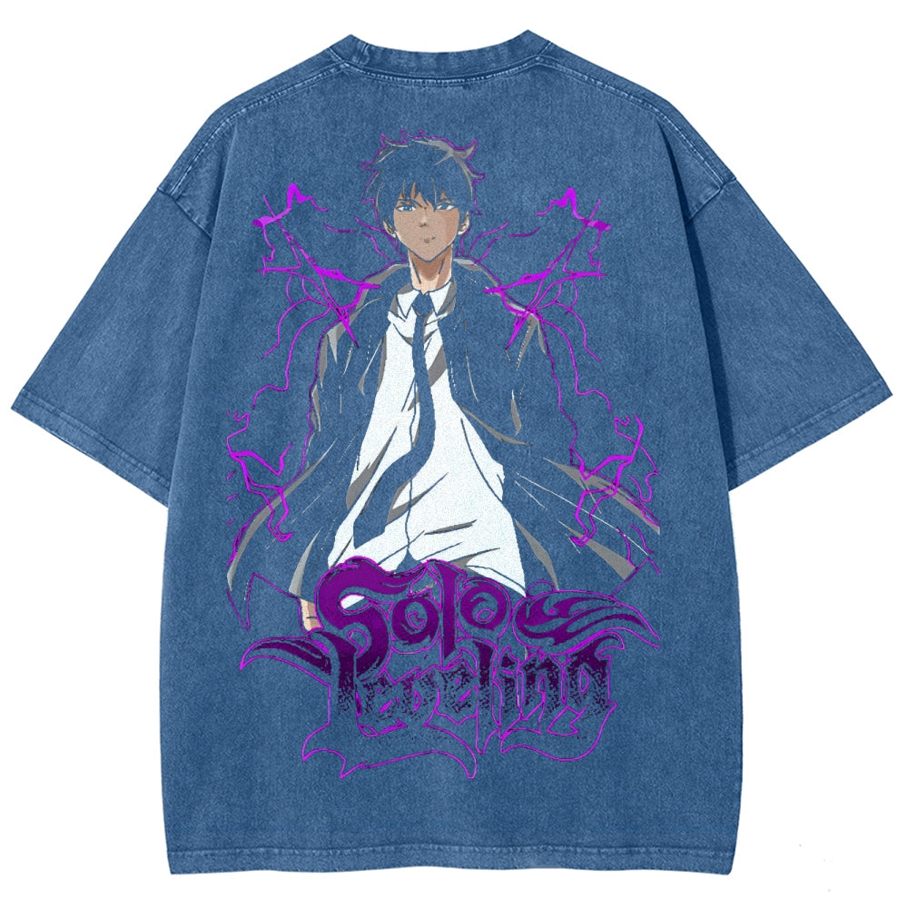 solo leveling Camiseta unisex lavada 2502007599