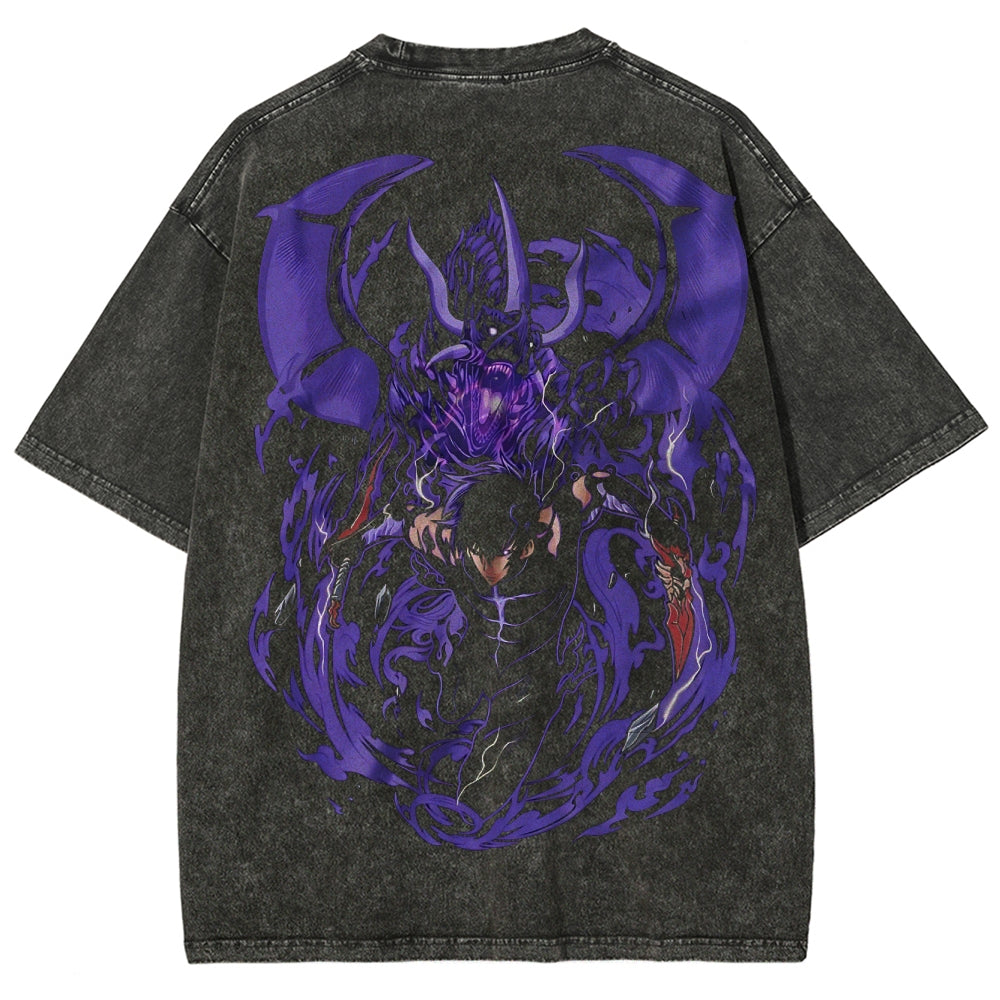 solo leveling Camiseta Unisex Lavada 2502007601