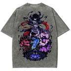 T-shirt unisexe délavé Solo Leveling 2502009647