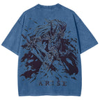 Solo Leveling Unisex Fit Washed T-Shirt 2503002292