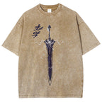 Solo Leveling Unisex Fit Washed T-Shirt 2503002292