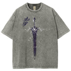 Solo Leveling Unisex Fit Washed T-Shirt 2503002292