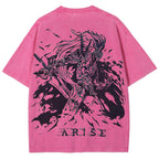 Solo Leveling Unisex Fit Washed T-Shirt 2503002292