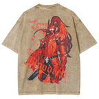 T-shirt délavé coupe unisexe Solo-leveling 2503010123