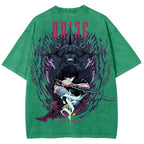 T-shirt unisexe délavé Solo-leveling 2503010752