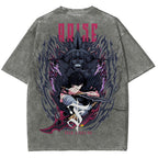 T-shirt unisexe délavé Solo-leveling 2503010752