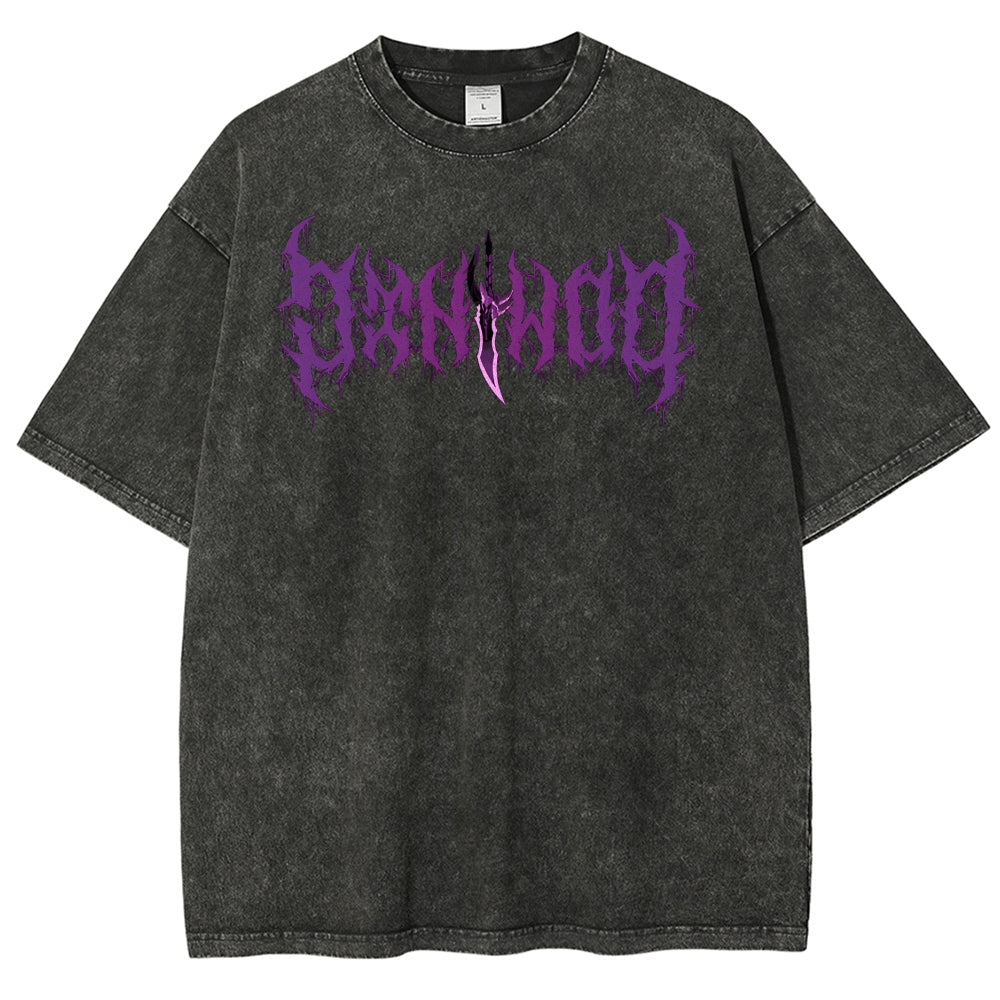 Solo-Leveling Unisex Fit Washed T-Shirt 2503012789