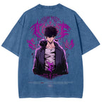 Solo-Leveling Unisex Fit Washed T-Shirt 2503012789