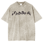 Black Clover Vintage Washed Oversize T-Shirt