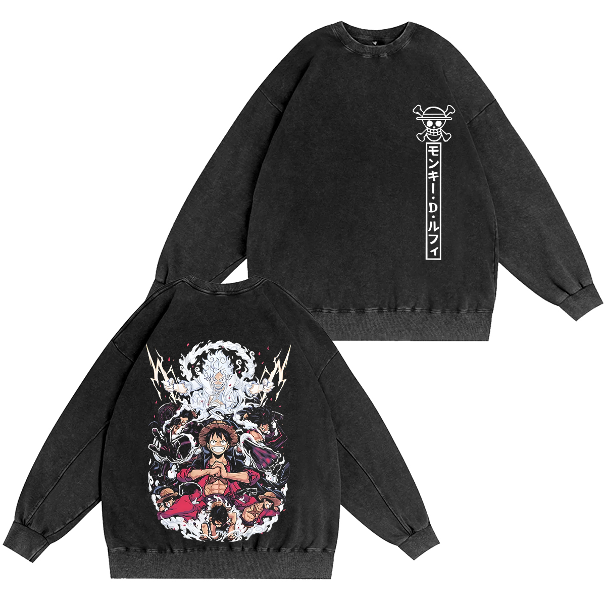 One Piece Luffy All Transformations Anime T-Shirt