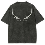 T-shirt unisexe délavé vintage Black Clover