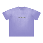 T-shirt Streetwear Clap and Crush violet délavé épais