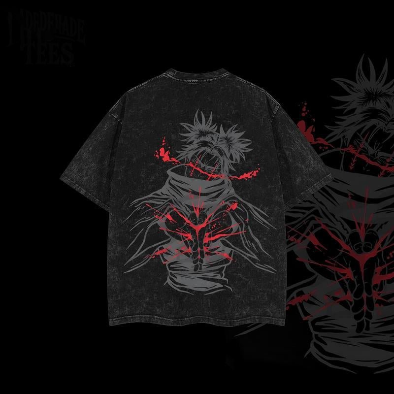 Choso Kamo Shirt – JJK Merch Clothing Washed Cotton T-Shirt.